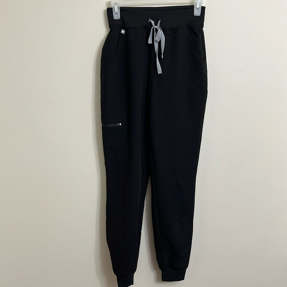 Figs Xsmall Tall High Waisted Zamora Jogger Scrub Pants